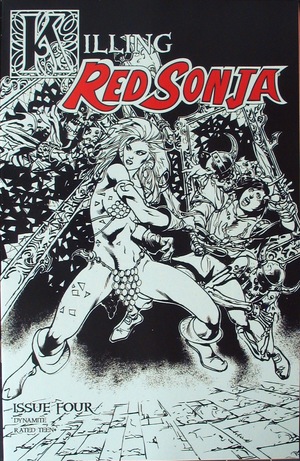 [Killing Red Sonja #4 (Bonus FOC Incentive B&W Cover - Roberto Castro)]