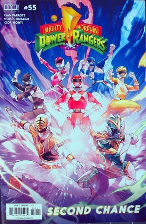 [Mighty Morphin Power Rangers #55 (regular cover - Jamal Campbell)]