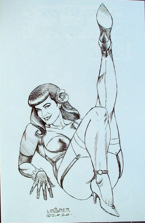 [Bettie Page (series 3) #3 (Bonus FOC Incentive B&W Virgin Cover - Joseph Michael Linsner)]