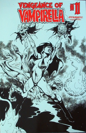 [Vengeance of Vampirella (series 2) #11 (Bonus FOC Incentive B&W Cover - Roberto Castro)]