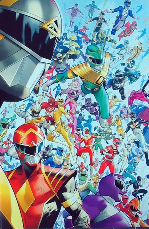 [Mighty Morphin #1 (1st printing, variant connecting Every Ranger Ever cover - Dan Mora)]