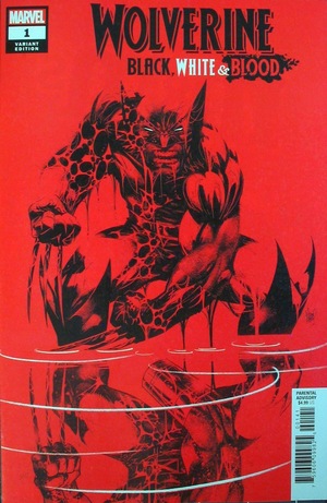 [Wolverine: Black, White & Blood No. 1 (variant red cover - Adam Kubert)]