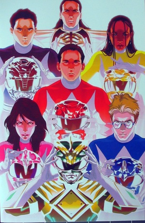 [Power Rangers #1 (1st printing, variant virgin cover - Goni Montes)]