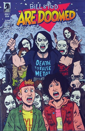 [Bill & Ted Are Doomed #3 (regular cover - Evan Dorkin)]