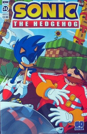 [Sonic the Hedgehog (series 2) #34 (Cover B - Jamal Peppers)]