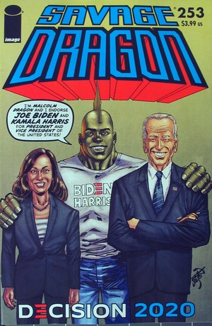 [Savage Dragon (series 2) #253 (1st printing, variant Joe Biden / Kamala Harris cover)]