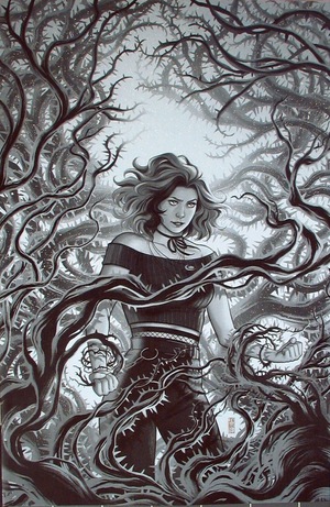 [Buffy the Vampire Slayer: Willow #5 (variant B&W cover - Jen Bartel)]