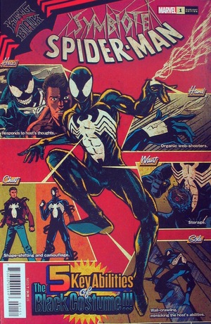 [Symbiote Spider-Man - King in Black No. 1 (1st printing, variant cover - Superlog)]