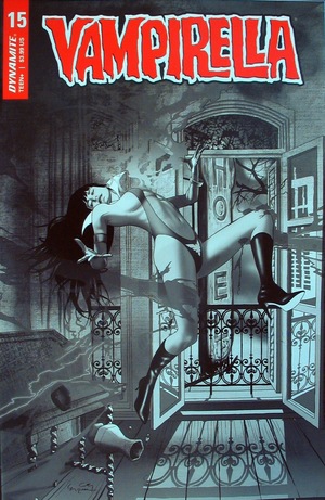 [Vampirella (series 8) #15 (Retailer Incentive B&W Cover - Ergun Gunduz)]