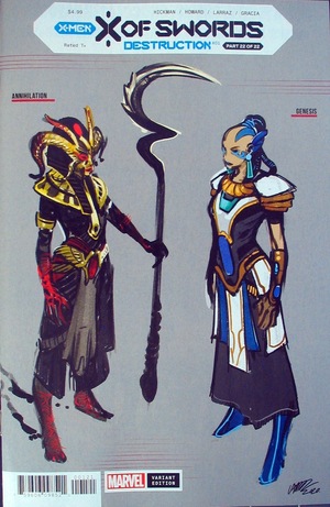 [X of Swords - Destruction No. 1 (variant design cover - Pepe Larraz)]