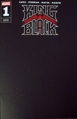 [King in Black No. 1 (1st printing, variant blank black cover)]