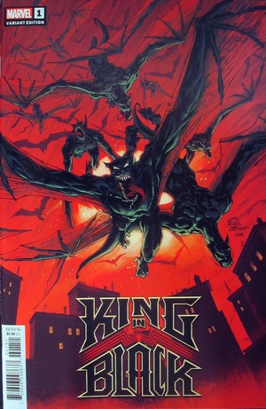 [King in Black No. 1 (1st printing, variant Darkness Reigns cover - Ryan Stegman)]