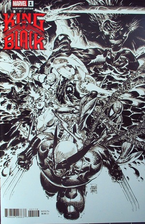 [King in Black No. 1 (1st printing, variant B&W cover - Philip Tan)]