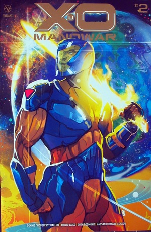 [X-O Manowar (series 5) #2 (Variant Gold Logo Cover - Christian Ward)]