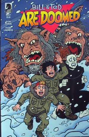 [Bill & Ted Are Doomed #4 (regular cover - Evan Dorkin)]