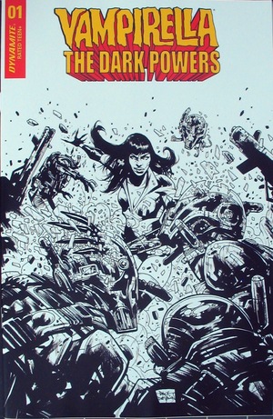 [Vampirella: The Dark Powers #1 (Bonus FOC Incentive B&W Cover - Paul Davidson)]