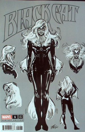 [Black Cat (series 3) No. 1 (variant design cover - Pepe Larraz)]