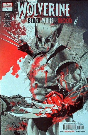 [Wolverine: Black, White & Blood No. 2 (standard cover - Salvador Larroca, Wolverine masked)]