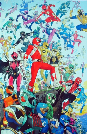 [Power Rangers #2 (1st printing, variant connecting Every Ranger Ever cover - Dan Mora)]