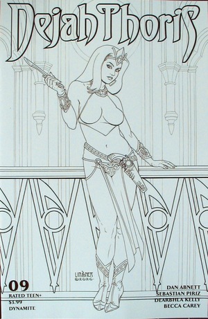 [Dejah Thoris (series 3) #9 (Retailer Incentive B&W Cover - Joseph Michael Linsner)]