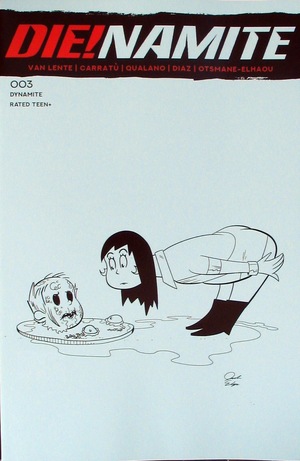 [Die!Namite #3 (Bonus FOC Incentive B&W Dr. Seuss Homage Cover - Jacob Edgar)]