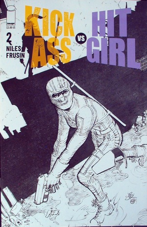 [Kick-Ass vs Hit-Girl #2 (Cover B - B&W)]