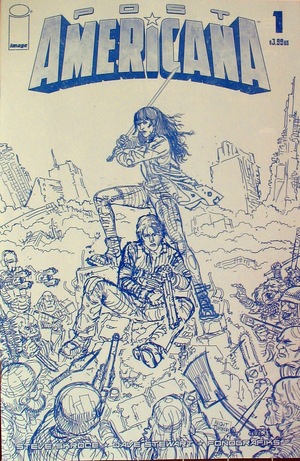 [Post Americana #1 (Cover E - Steve Skroce Sketch Variant)]