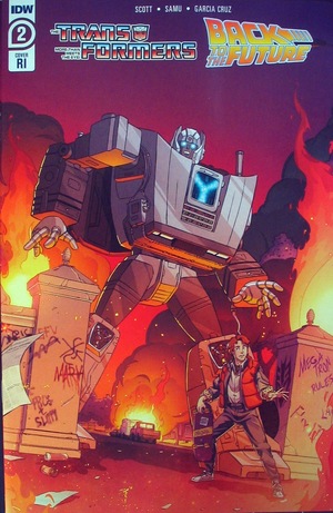 [Transformers / Back to the Future #2 (Retailer Incentive Cover - Dan Schoening)]