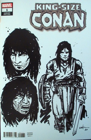[King-Size Conan No. 1 (variant design cover - Kevin Eastman)]
