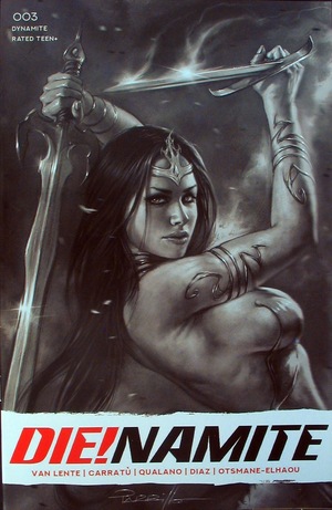 [Die!Namite #3 (Retailer Incentive B&W Dejah Thoris Human Cover - Lucio Parrilo)]