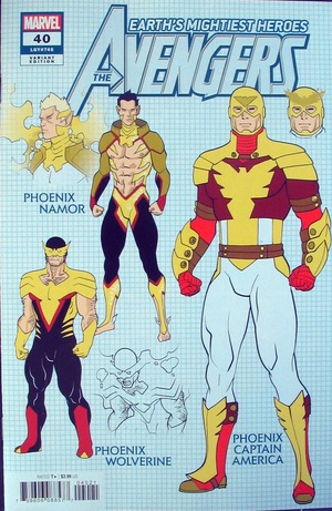 [Avengers (series 7) No. 40 (variant design cover - Javi Garron)]