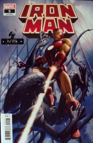 [Iron Man (series 6) No. 5 (variant Marvel Vs. Alien cover - Junggeun Yoon)]