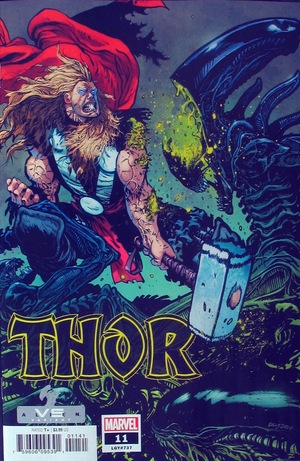 [Thor (series 6) No. 11 (variant Marvel Vs. Alien cover - Daniel Warren Johnson)]