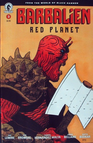 [Barbalien - Red Planet #3 (regular cover - Gabriel Hernandez Walta)]