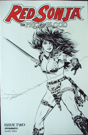 [Red Sonja: The Price of Blood #2 (Retailer Incentive B&W Cover - Michael Golden)]