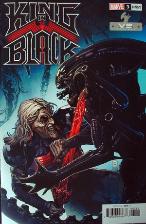 [King in Black No. 3 (variant Marvel Vs. Alien cover - Valerio Giangiordano)]