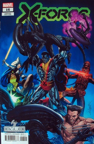 [X-Force (series 6) No. 16 (variant Marvel Vs. Alien cover - Salvador Larroca)]