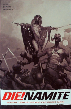 [Die!Namite #4 (Bonus FOC Incentive Living Dead Grayscale Cover - Arthur Suydam)]