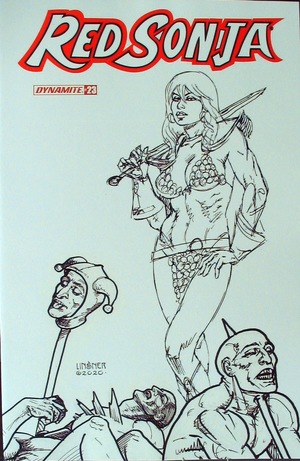 [Red Sonja (series 8) Issue #23 (Retailer Incentive Sketch Cover - Joseph Michael Linsner)]