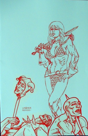 [Red Sonja (series 8) Issue #23 (Bonus FOC Incentive Virgin Tint Sketch Cover - Joseph Michael Linsner)]