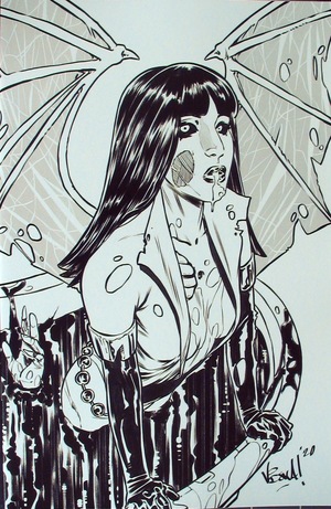 [Vampirella: The Dark Powers #2 (Retailer Incentive B&W Virgin Cover - Vincenzo Federici)]