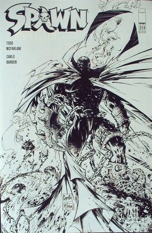 [Spawn #314 (Cover E - Greg Capullo & Todd McFarlane B&W)]