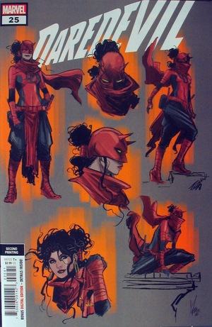[Daredevil (series 6) No. 25 (2nd printing, variant design cover)]