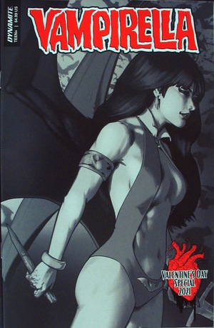 [Vampirella - Valentine's Day Special 2021 (Retailer Incentive B&W Cover - Gene Ha)]