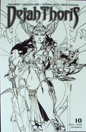 [Dejah Thoris (series 3) #10 (Bonus FOC Incentive B&W Cover - Roberto Castro)]