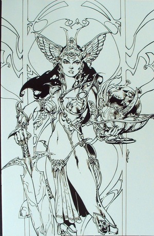 [Dejah Thoris (series 3) #10 (Bonus FOC Incentive B&W Virgin Cover - Roberto Castro)]