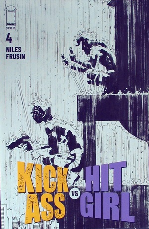 [Kick-Ass vs Hit-Girl #4 (Cover B - B&W)]