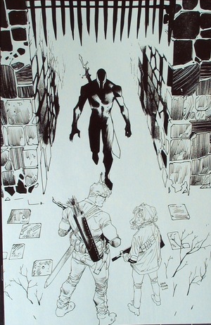 [Once & Future #16 (variant full art B&W cover - Dan Mora)]
