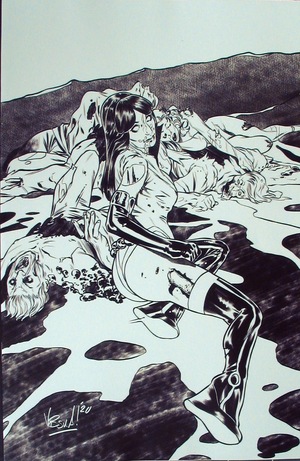 [Vampirella: The Dark Powers #3 (Bonus FOC Incentive B&W Virgin Cover - Vincenzo Federici)]