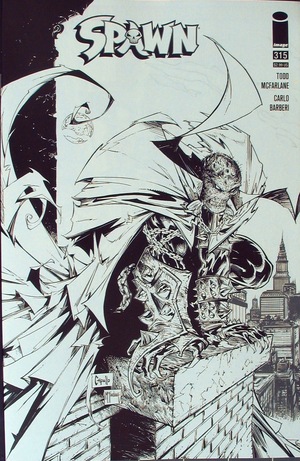 [Spawn #315 (Cover E - Greg Capullo & Todd McFarlane B&W)]